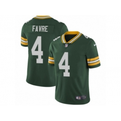 Green Bay Packers #4 Brett Favre Vapor Untouchable Limited Green Team Color NFL Jersey