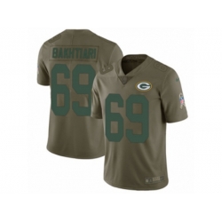 Green Bay Packers #69 David Bakhtiari Limited Olive 2017 Salute to Service NFL Jersey