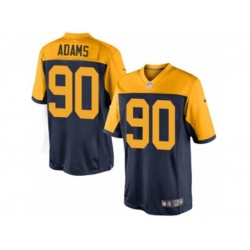 Green Bay Packers #90 Montravius Adams Limited Navy Blue Alternate NFL Jersey