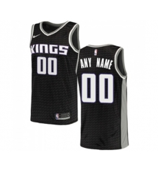 Sacramento Kings Customized Swingman Black Basketball Jersey Statement Edition