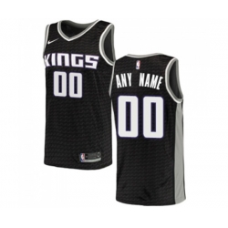 Sacramento Kings Customized Swingman Black Basketball Jersey Statement Edition