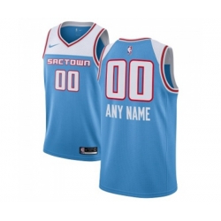 Sacramento Kings Customized Swingman Blue Basketball Jersey - 2018-19 City Edition