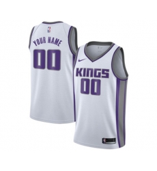 Sacramento Kings Customized Swingman White Basketball Jersey - Association Edition