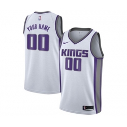 Sacramento Kings Customized Swingman White Basketball Jersey - Association Edition