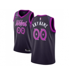 Minnesota Timberwolves Customized Swingman Purple Basketball Jersey - City Edition