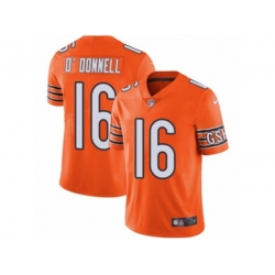 Chicago Bears #16 Pat ODonnell Vapor Untouchable Limited Orange Rush NFL Jersey