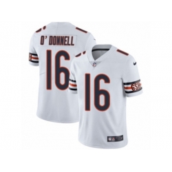 Chicago Bears #16 Pat ODonnell Vapor Untouchable Limited White NFL Jersey