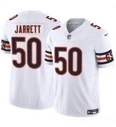 Chicago Bears 50 Grady Jarrett White 2025 F U S E Vapor Stitched Football Jersey
