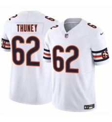 Chicago Bears #62 Joe Thuney White 2025 F.U.S.E. Vapor Football Stitched Jersey