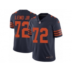 Chicago Bears #72 Charles Leno Vapor Untouchable Limited Navy Blue 1940s Throwback Alternate NFL Jersey