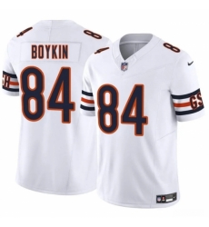 Chicago Bears 84 Miles Boykin White 2025 F U S E Vapor Untouchable Limited Stitched Football Jersey
