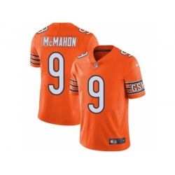 Chicago Bears #9 Jim McMahon Vapor Untouchable Limited Orange Rush NFL Jersey