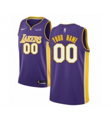 Los Angeles Lakers Customized Authentic Purple Basketball Jersey - Icon Edition