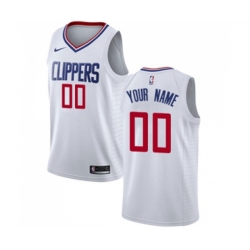 Los Angeles Clippers Customized Authentic White Basketball Jersey - Association Edition