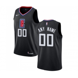 Los Angeles Clippers Customized Swingman Black Alternate Basketball Jersey Statement Edition
