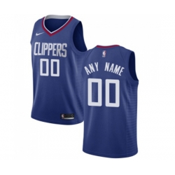 Los Angeles Clippers Customized Swingman Blue Road Basketball Jersey - Icon Edition