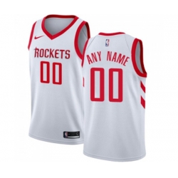 Houston Rockets Customized Authentic White Home Basketball Jersey - Association Edition