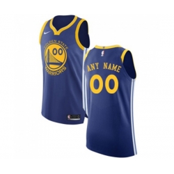 Golden State Warriors Customized Authentic Royal Blue Road Basketball Jersey - Icon Edition