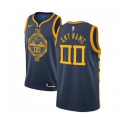 Golden State Warriors Customized Swingman Navy Blue Basketball Jersey - City Edition Golden State Warriors Customized Swingman Navy Blue Basketball Jersey - City Edition