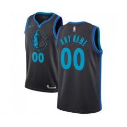 Dallas Mavericks Customized Swingman Charcoal Basketball Jersey - City Edition Dallas Mavericks Customized Swingman Charcoal Basketball Jersey - City Edition
