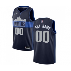 Dallas Mavericks Customized Swingman Navy Blue Basketball Jersey Statement Edition Dallas Mavericks Customized Swingman Navy Blue Basketball Jersey Statement Edition