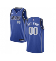 Dallas Mavericks Customized Swingman Royal Blue Road Basketball Jersey - Icon Edition
