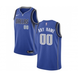 Dallas Mavericks Customized Swingman Royal Blue Road Basketball Jersey - Icon Edition