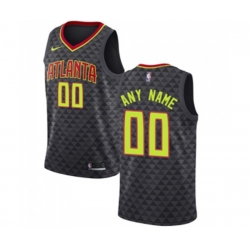 Atlanta Hawks Customized Authentic Black Road Basketball Jersey - Icon Edition