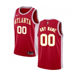 Atlanta Hawks Customized Authentic Red Basketball Jersey Statement Edition Atlanta Hawks Customized Authentic Red Basketball Jersey Statement Edition