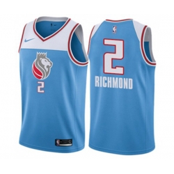 Sacramento Kings #2 Mitch Richmond Swingman Blue NBA Jersey - City Edition