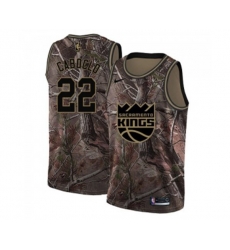 Sacramento Kings #22 Bruno Caboclo Swingman Camo Realtree Collection Basketball Jersey