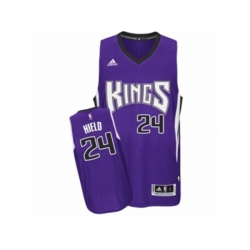 Sacramento Kings #24 Buddy Hield Swingman Purple Road NBA Jersey