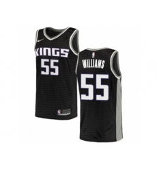 Sacramento Kings #55 Jason Williams Swingman Black NBA Jersey Statement Edition