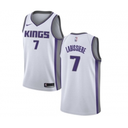 Sacramento Kings #7 Skal Labissiere Swingman White NBA Jersey - Association Edition