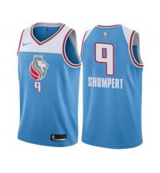 Sacramento Kings #9 Iman Shumpert Swingman Blue NBA Jersey - City Edition