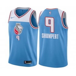 Sacramento Kings #9 Iman Shumpert Swingman Blue NBA Jersey - City Edition