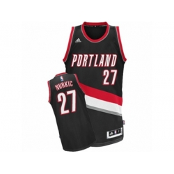 Portland Trail Blazers #27 Jusuf Nurkic Swingman Black Road NBA Jersey