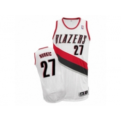 Portland Trail Blazers #27 Jusuf Nurkic Swingman White Home NBA Jersey