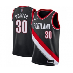 Portland Trail Blazers #30 Terry Porter Swingman Black Road NBA Jersey - Icon Edition