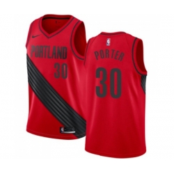 Portland Trail Blazers #30 Terry Porter Swingman Red Alternate NBA Jersey Statement Edition
