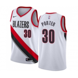 Portland Trail Blazers #30 Terry Porter Swingman White Home NBA Jersey - Association Edition