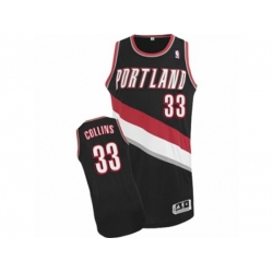 Portland Trail Blazers #33 Zach Collins Swingman Black Road NBA Jersey