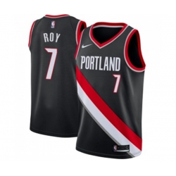 Portland Trail Blazers #7 Brandon Roy Swingman Black Road NBA Jersey - Icon Edition