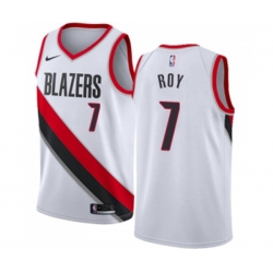 Portland Trail Blazers #7 Brandon Roy Swingman White Home NBA Jersey - Association Edition