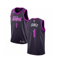 Minnesota Timberwolves #1 Tyus Jones Authentic Purple NBA Jersey - City Edition