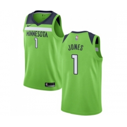 Minnesota Timberwolves #1 Tyus Jones Swingman Green NBA Jersey Statement Edition