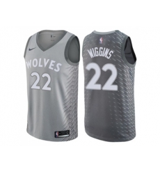 Minnesota Timberwolves #22 Andrew Wiggins Gray NBA Swingman City Edition Jersey