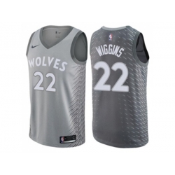 Minnesota Timberwolves #22 Andrew Wiggins Gray NBA Swingman City Edition Jersey