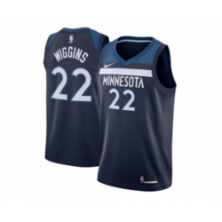 Minnesota Timberwolves #22 Andrew Wiggins Navy Blue Stitched NBA Swingman Jersey