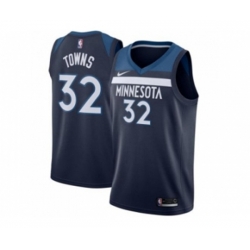 Minnesota Timberwolves #32 Karl-Anthony Towns Navy Blue Stitched NBA Swingman Jersey